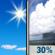 Today: A 30 percent chance of showers and thunderstorms, mainly between 4pm and 5pm.  Mostly sunny, with a high near 91. North wind around 5 mph becoming southeast in the afternoon. 