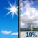 Wednesday: A 10 percent chance of showers and thunderstorms after 5pm.  Sunny and hot, with a high near 100. Heat index values as high as 114. West wind around 5 mph becoming north in the afternoon. 