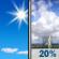 Tuesday: A 20 percent chance of showers and thunderstorms after 1pm.  Mostly sunny, with a high near 90. Light northeast wind becoming southeast 5 to 10 mph in the afternoon. 