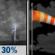 Sunday Night: A 30 percent chance of showers and thunderstorms, mainly between 8pm and 9pm.  Partly cloudy, with a low around 47. Windy, with a southwest wind 15 to 25 mph becoming north in the evening. Winds could gust as high as 40 mph. 