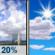Today: A slight chance of showers and thunderstorms between 10am and noon.  Mostly sunny, with a high near 89. Heat index values as high as 102. South wind 10 to 15 mph, with gusts as high as 20 mph.  Chance of precipitation is 20%.