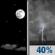 Monday Night: A 40 percent chance of showers and thunderstorms after 1am.  Partly cloudy, with a low around 78. South wind 5 to 10 mph. 
