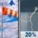 Monday: A 20 percent chance of showers and thunderstorms after 1pm.  Mostly cloudy, with a high near 86. Breezy. 