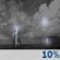 Tonight: A 10 percent chance of showers and thunderstorms before 7pm. Mostly clear, with a low around 77. Southeast wind around 5 mph becoming calm in the evening. Tonight: A 10 percent chance of showers and thunderstorms before 7pm. Mostly clear, with a low around 77. Southeast wind around 5 mph becoming calm in the evening.