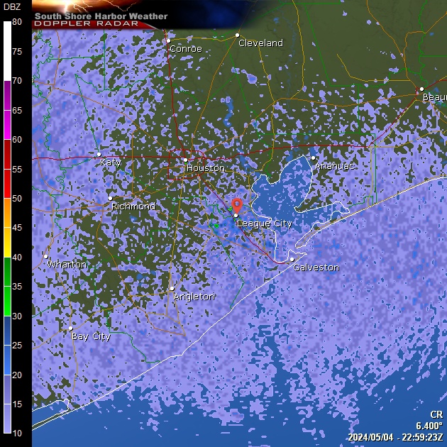 League City, Texas Weather - South Shore Harbor - Google Radar and